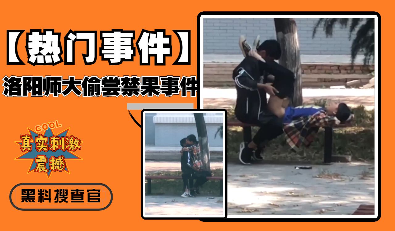 【热门事件】洛阳某大学一对情侣在教学楼长椅上偷尝禁果